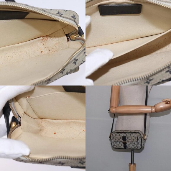 LOUIS VUITTON Monogram Mini Juliet MM Shoulder Bag Blue M92004 LV Auth 144071 - Picture 15 of 15